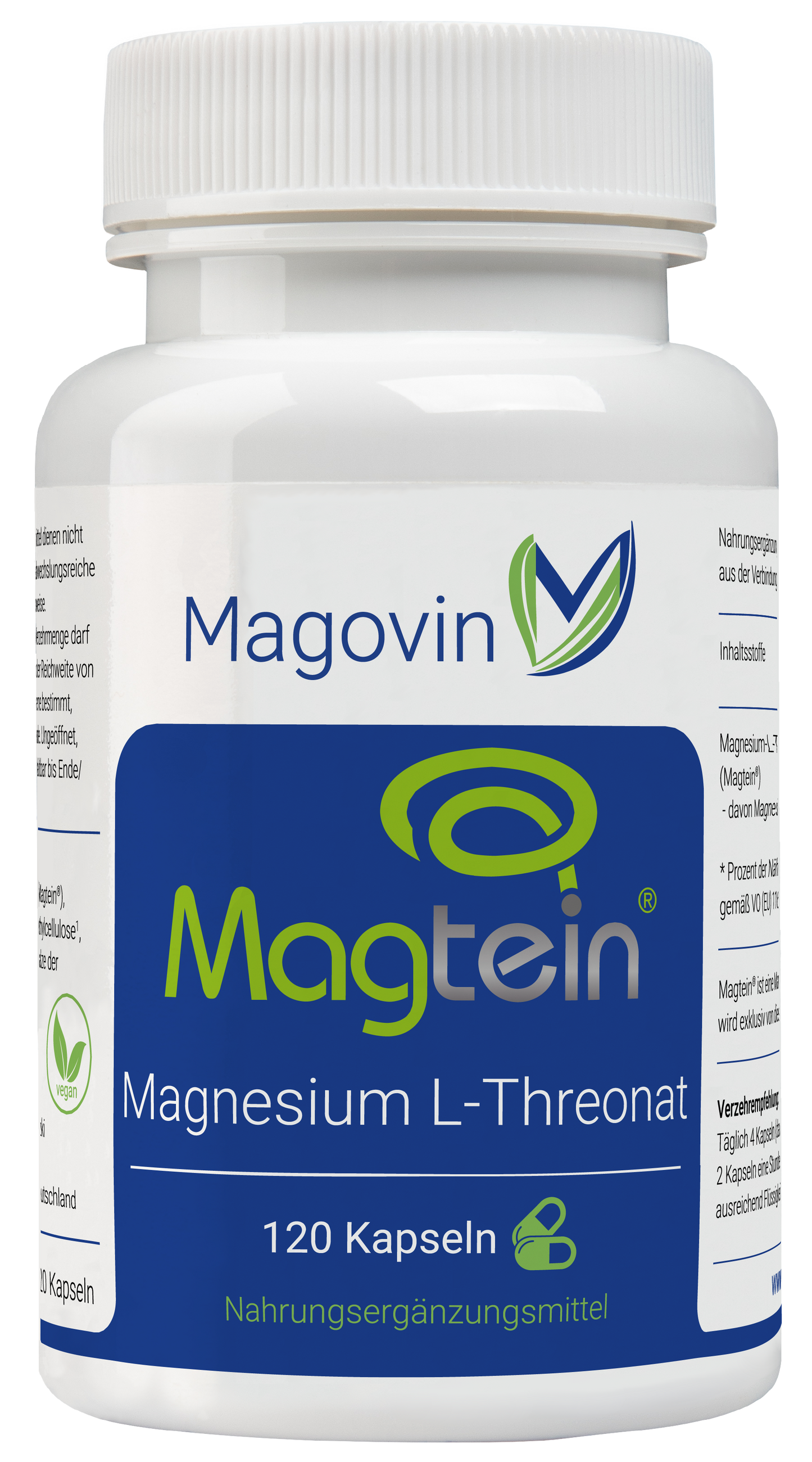 Magovin Magtein® Magnesium L-Threonat 120 Kapseln