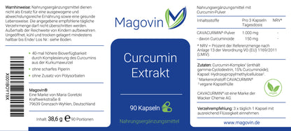 Magovin Curcumin Extrakt 90 Kapseln