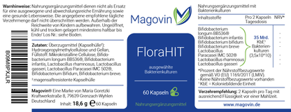 Magovin FloraHIT Bakterienkulturen 60 Kapseln